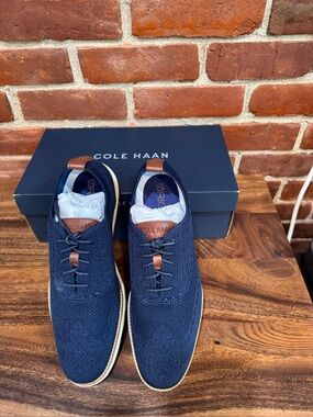 Cole Haan Navy Knit Lace-Up OriginalGrand
Stitchlite Wingtip Oxford